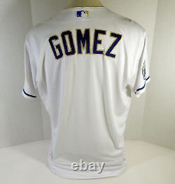 2020 Kansas City Royals Ofreidy Gomez Game Issued White Jersey Gold Alt DG P 6