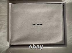 Aime Leon Dore ALD Printed Crest Small Leather Pouch 10 W x 7 H Queens NY FW22
