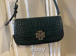 Authentic Tory Burch Britten embossed shoulderbag bag Leather Norwood 141035 New