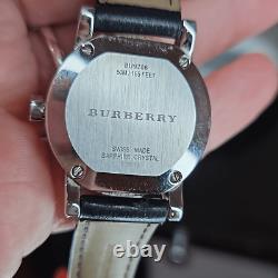 BURBERRY Stainless Steel Calfskin 26mm The City Quartz Watch BU9206