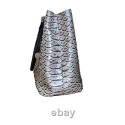 Brahmin Joan Tote Pearl Dogwood Large NWOT Leather GOLD SILVER Sold Out Online