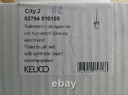 Brush Set KEUCO City2 White/Gold, Toilet Brush Set