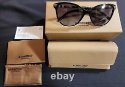 Burberry B4216 B/4216 3001/8G Black/Gold/White Fashion Cat Eye Sunglasses