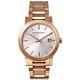 Burberry Bu9004 Ladies The City Rose Gold Pvd Watch
