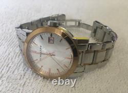 Burberry bu9105 the city silver dial two tone stainless steel ladies watch