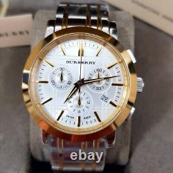 Burberry watch BU 1374 Gents Silver Dial CHRONOGRAPH