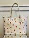 Coach City Tote With Pop Floral Print C6431 Gold/chalk Multi