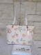 Coach Cammie Tote + Dustbag Or Matching Set Dreamy Land Floral Print Chalk/multi