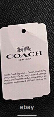Coach Casey Large Tote, Black Leather IMBlack F31473 MINT Never Used with tag