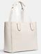 Coach Soft Leather Derby Tote Chalk Ivory White 58660 Gold Nwt $350 Retail Price