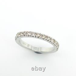 Diamond Ring 18ct White Gold RBC Diamonds 0.35ct TDW Size L Preloved VAL $2200