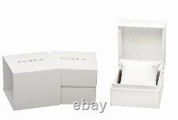 Furla Women's R4251102526 Metropolis Gold IP Steel White Leather Wristwatch