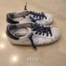 GOLDEN GOOSE SUPERSTAR White Low Top Sneakers Size 37EU 6US 4UK Made in Italy