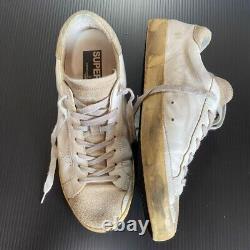 Golden Goose Super-star GGDB Sneakers Sz 42/EU, 27cm Leather & Suede White