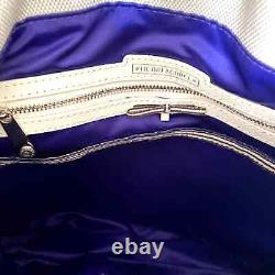 Henri Bendel White Large Jetsetter Convertible Backpack Satchel Crossbody Bag