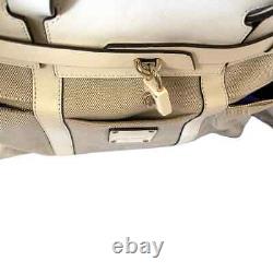 Henri Bendel White Large Jetsetter Convertible Backpack Satchel Crossbody Bag
