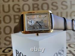 Hugo Boss Metropolis swiss gold silver dial designer 1100 suit wrist watch £495