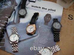 Hugo Boss mens swiss made chronograph pilot suit lv watch Metropolis 1120 £695