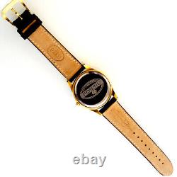 Kansas City Chiefs By Fossil 3D-Look Rare New Unworn Gold Tone MidSize Watch 119