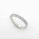Ladies 18ct White Gold Rbc Diamond Ring Tdw 0.25ct Size L Preloved Val $2200