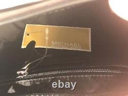 Michael Kors Manhattan Medium Leather or PVC Satchel Crossbody Handbag Purse Bag
