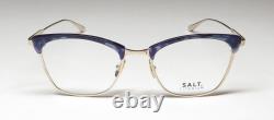 New Salt Angie Authentic Slim Style Hip Cat Eye Titanium Eyeglass Frame/glasses