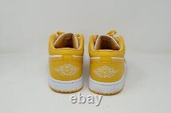 Nike Air Jordan 1 Low Pollen 553558-171 Yellow Toe White Gold Yellow Size 12.5