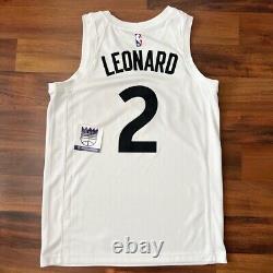 Nike OVO Toronto Raptors Kawhi Leonard City Edition Swingman NBA Jersey Sz 44