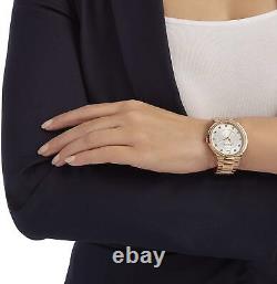 Swarovski City Rose Gold Tone Bracelet Watch 5181642