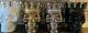 Thompson Ferrier 4-pc Monte-cristo Candle Skull Set. New York City, Complete