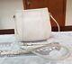 Vintage Coach #9990 White/bone Leather Small Framed Pouch -rehabbed! Usa Made