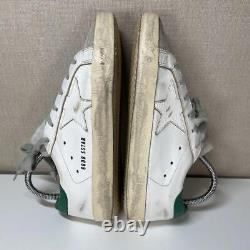 Women 6.5US Golden Goose Sneakers White/Green JPN Import Vintage Original